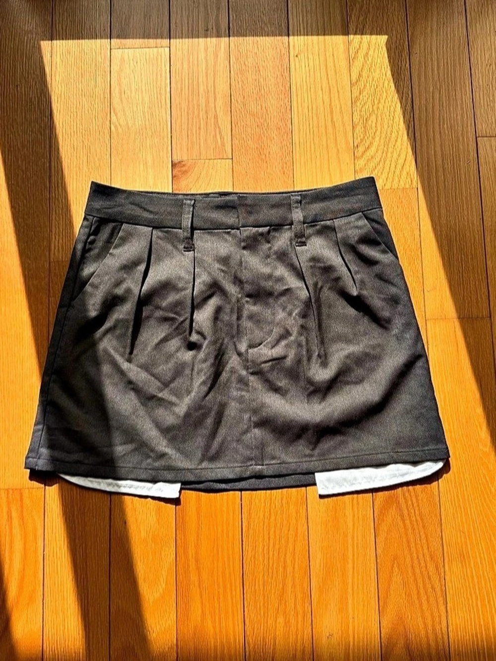 H&M Women's Dark Gray Mini Skirt Size XS